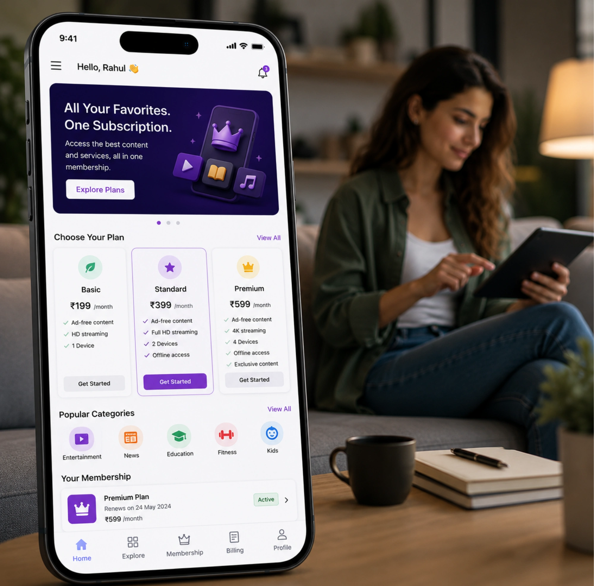 Subscription & Membership Apps